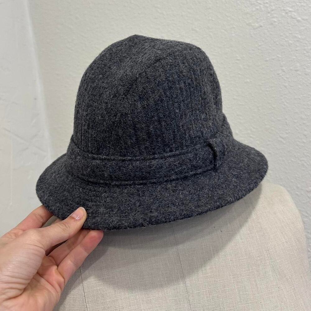 Pendleton L Gray Wool Bucket Hat Made in USA